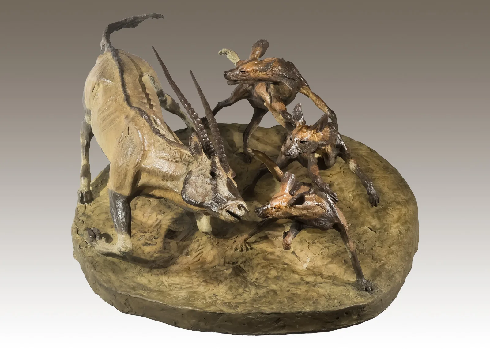 Gone with the Wind - Elephant sculpture - Bronze Africa by John Tolmay